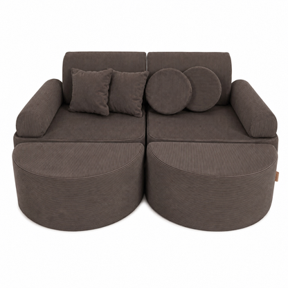 Mini Max Corduroy Play Sofa Premium – Slim Cord Edition