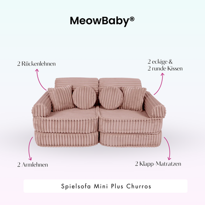 Play Sofa Mini Plus Churros - Plush Cord Edition