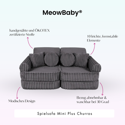 Play Sofa Mini Plus Churros - Plush Cord Edition