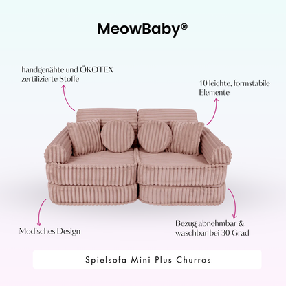 Play Sofa Mini Plus Churros - Plush Cord Edition