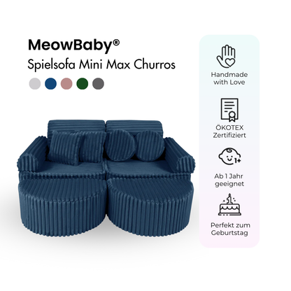 Play Sofa Mini Max Churros - Plush Cord Edition