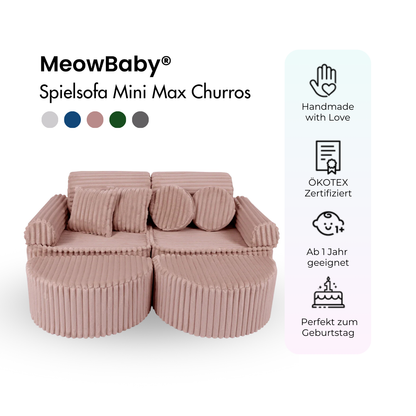 Play Sofa Mini Max Churros - Plush Cord Edition