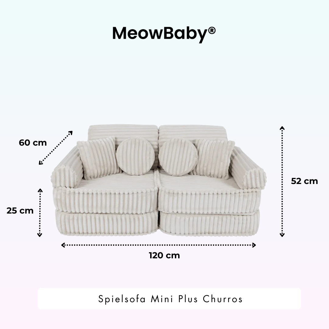Play Sofa Mini Plus Churros - Plush Cord Edition