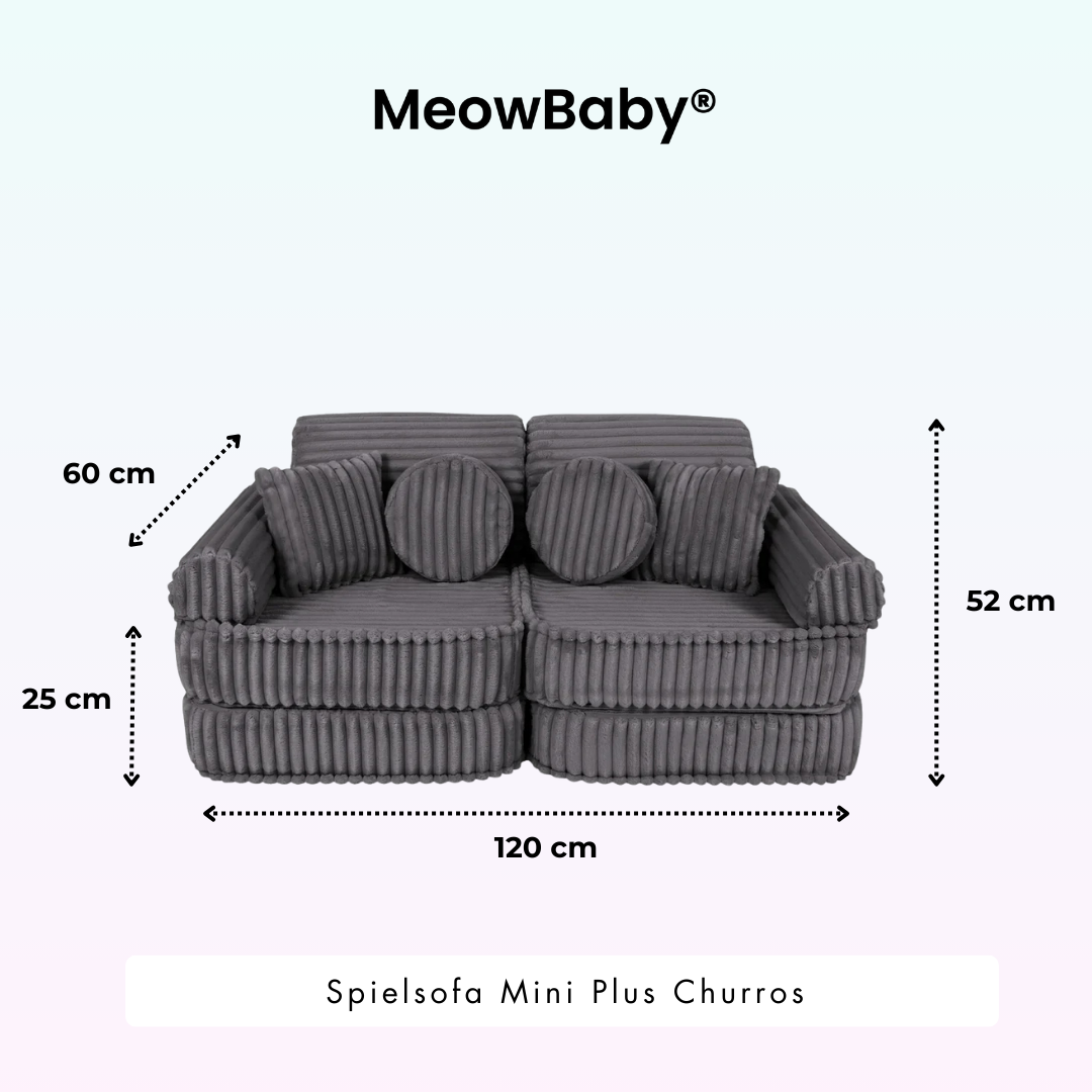 Play Sofa Mini Plus Churros - Plush Cord Edition