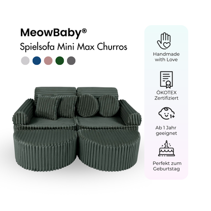 Play Sofa Mini Max Churros - Plush Cord Edition