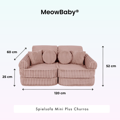Play Sofa Mini Plus Churros - Plush Cord Edition