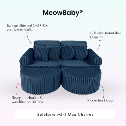 Play Sofa Mini Max Churros - Plush Cord Edition