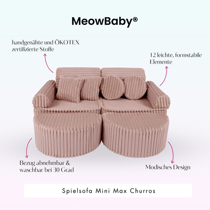 Play Sofa Mini Max Churros - Plush Cord Edition