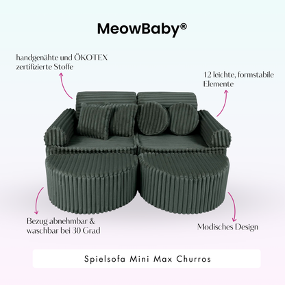 Play Sofa Mini Max Churros - Plush Cord Edition