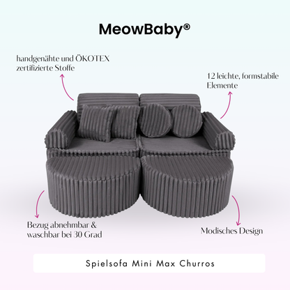 Play Sofa Mini Max Churros - Plush Cord Edition