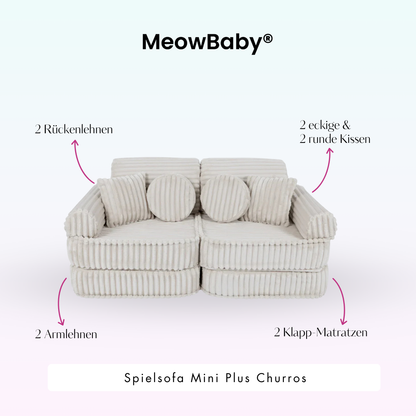 Play Sofa Mini Plus Churros - Plush Cord Edition