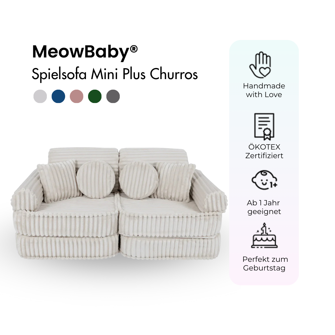 Play Sofa Mini Plus Churros - Plush Cord Edition