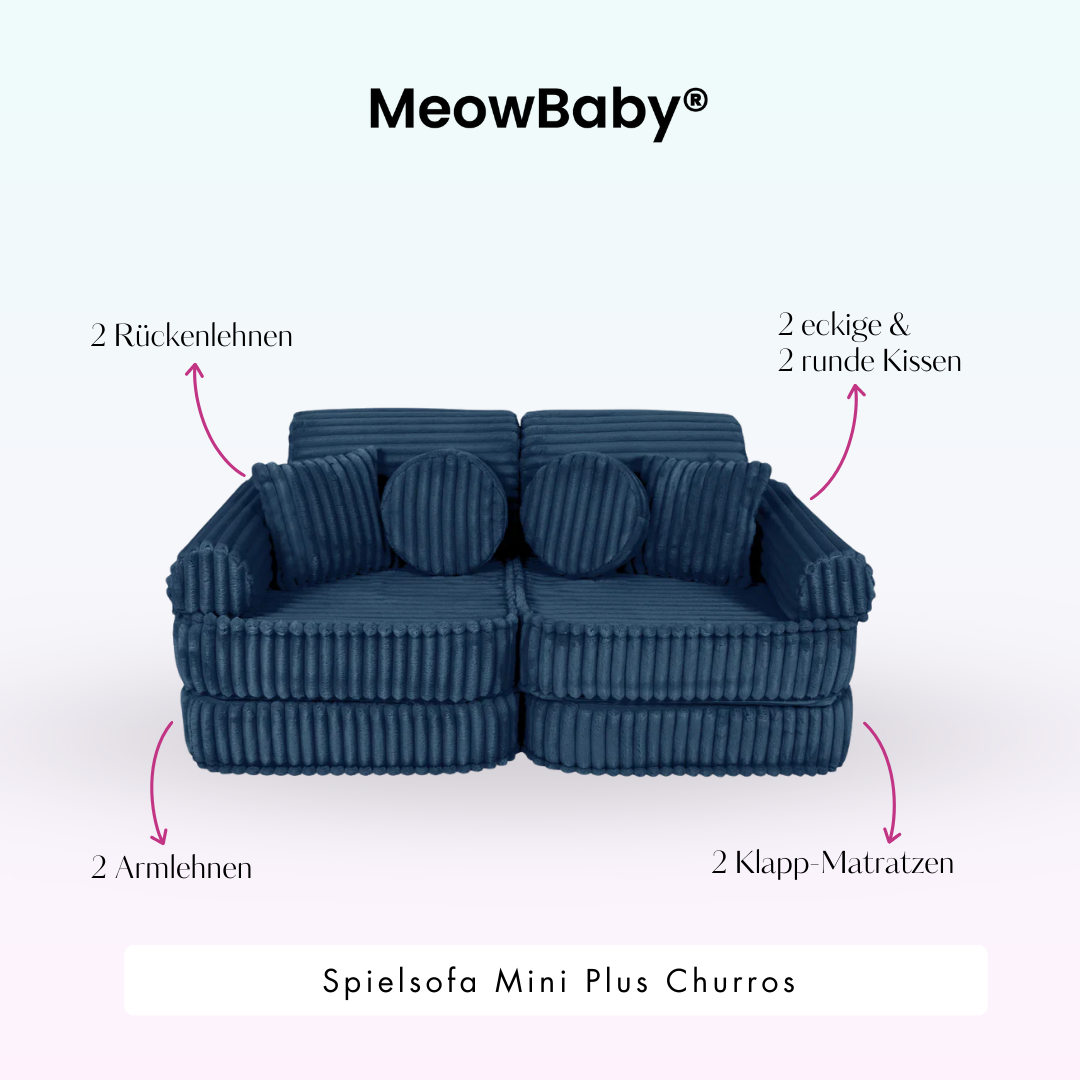Play Sofa Mini Plus Churros - Plush Cord Edition