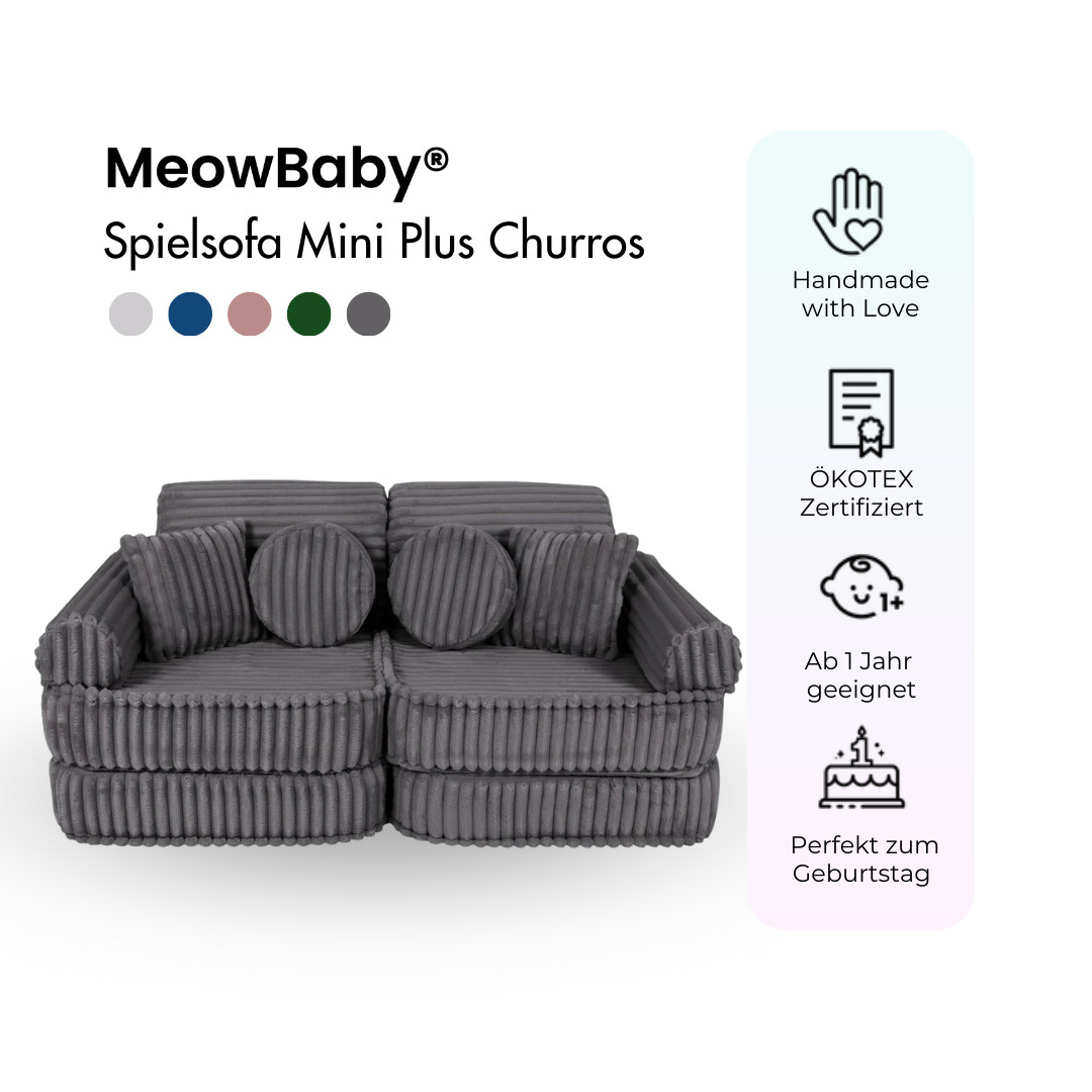 Play Sofa Mini Plus Churros - Plush Cord Edition