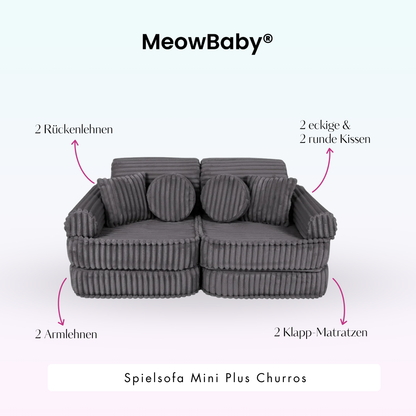 Play Sofa Mini Plus Churros - Plush Cord Edition