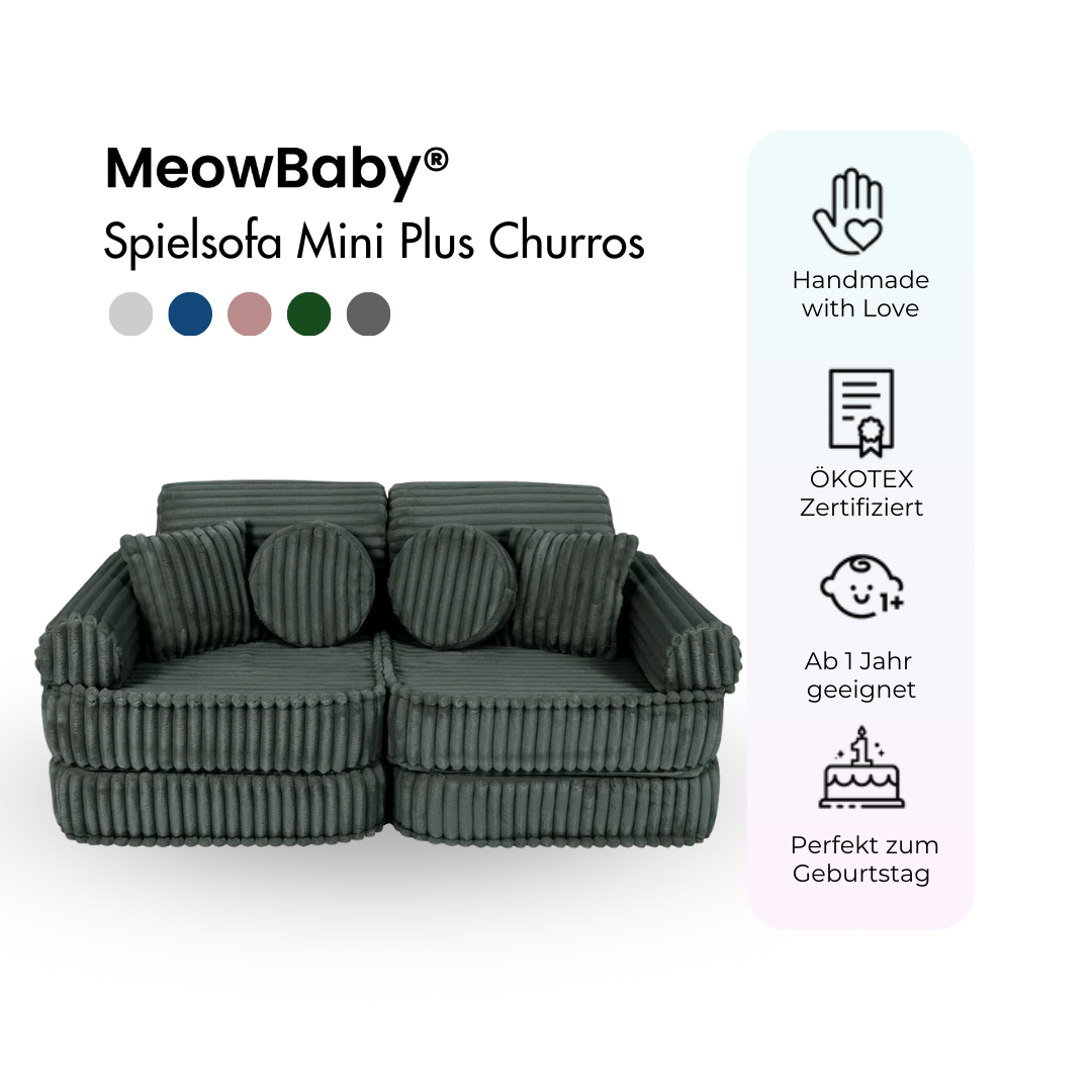 Play Sofa Mini Plus Churros - Plush Cord Edition