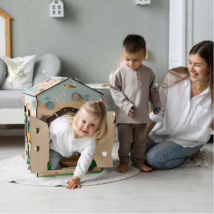 Activity Board Dino mit Schaltern und Beleuchtung
