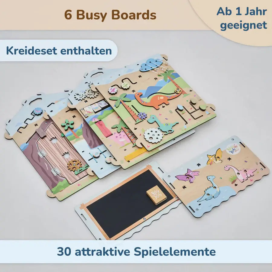 Activity Board Dino mit leuchtendem Dinosaurier