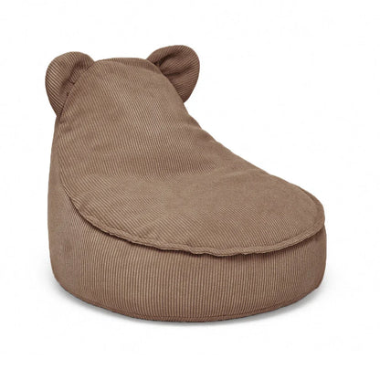 Children's Armchair Bear-Shaped Bean Bag Premium Corduroy - Slim Cord Edition
