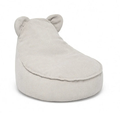 Children's Armchair Bear-Shaped Bean Bag Premium Corduroy - Slim Cord Edition