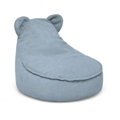 Children's Armchair Bear-Shaped Bean Bag Premium Corduroy - Slim Cord Edition