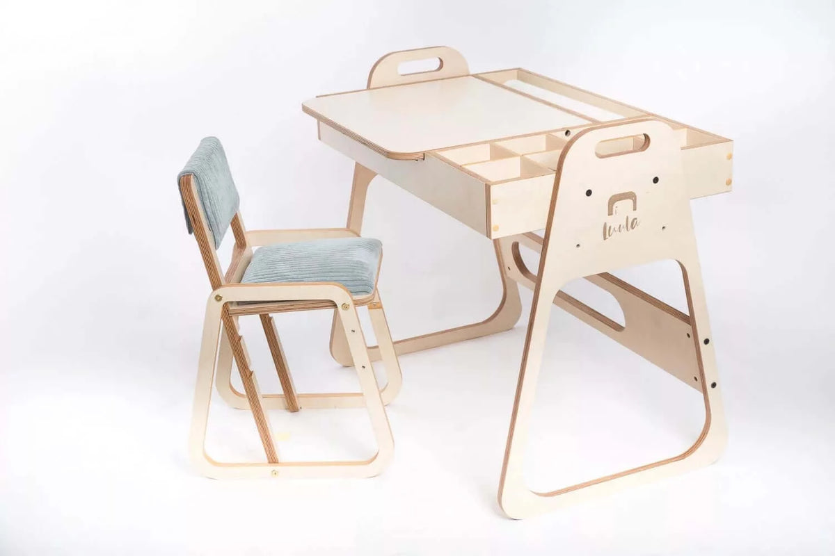 Kinderstuhl Leni für selbstständiges Sitzen am Maltisch