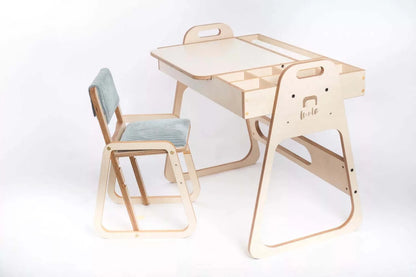 Kinderstuhl Leni für selbstständiges Sitzen am Maltisch