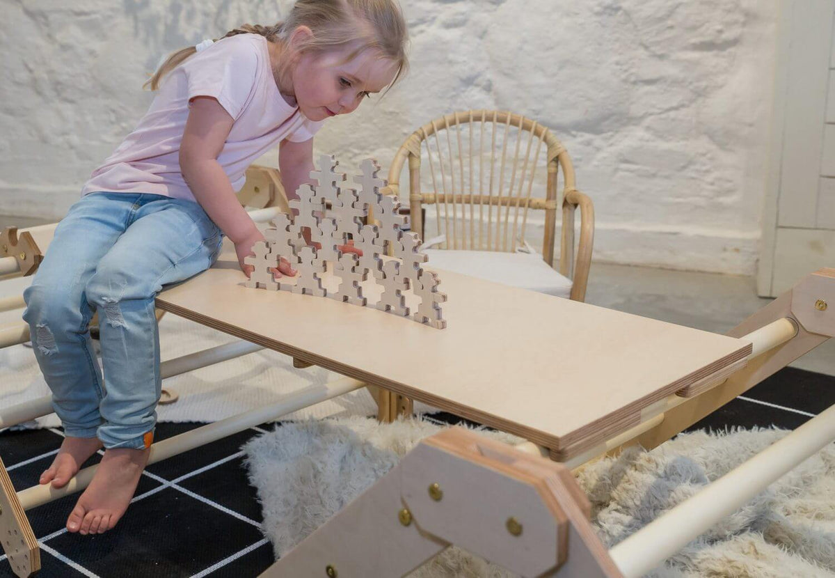 Rutsche-Seite der 2-in-1-Rampe zum Hinabgleiten