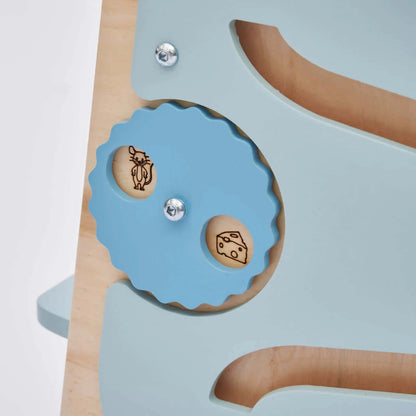 Multifunktionaler Lernturm 5-in-1 in Blau für Kinder